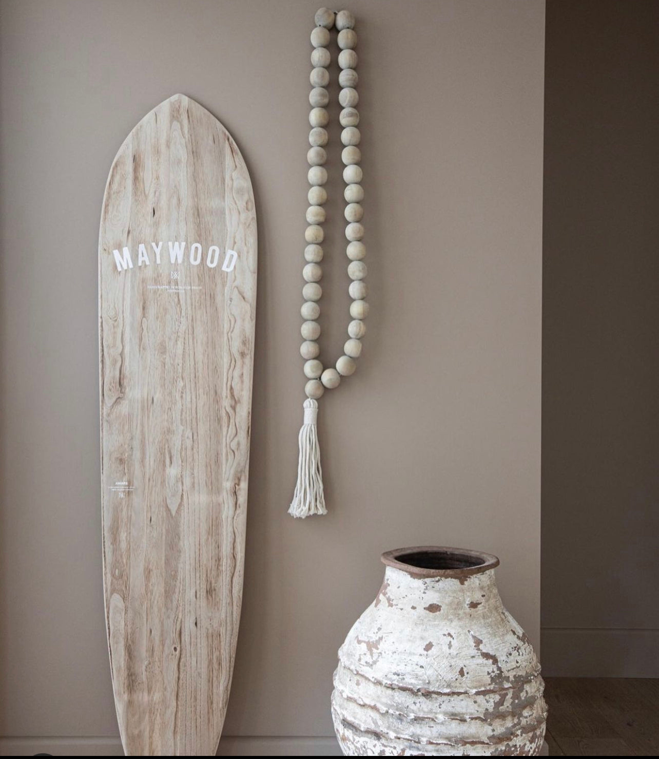 WHITE WASH BOHO PIN TAIL